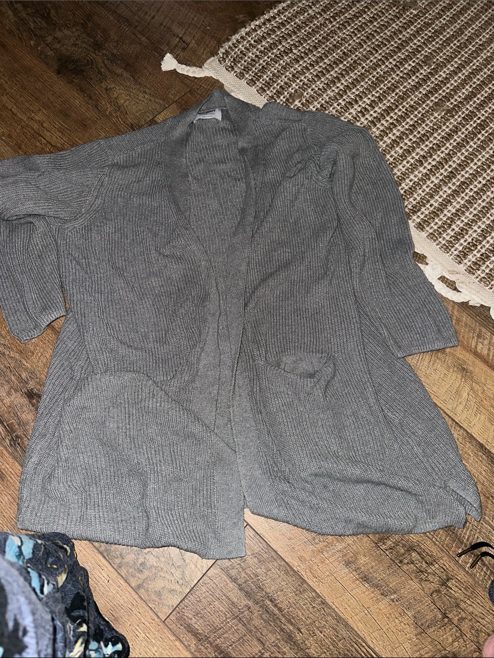 Old Navy Gray Open-Front Women's Knit Cardigan